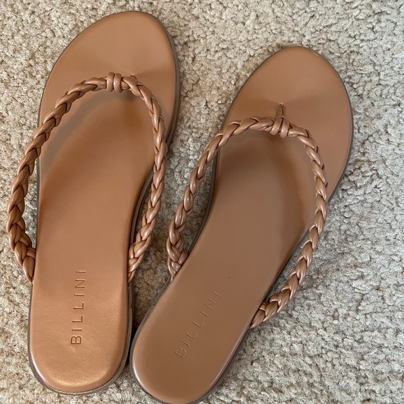 Billini Braided Flip Flops, Size 10, fits like a 9 - Picture 1 of 3